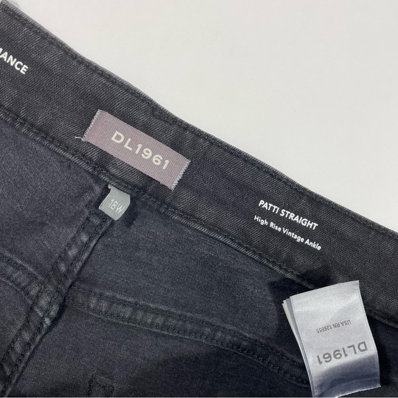 New DL1961 Patti Straight High Rise Vintage Ankle Nightshade - Picture 5 of 9